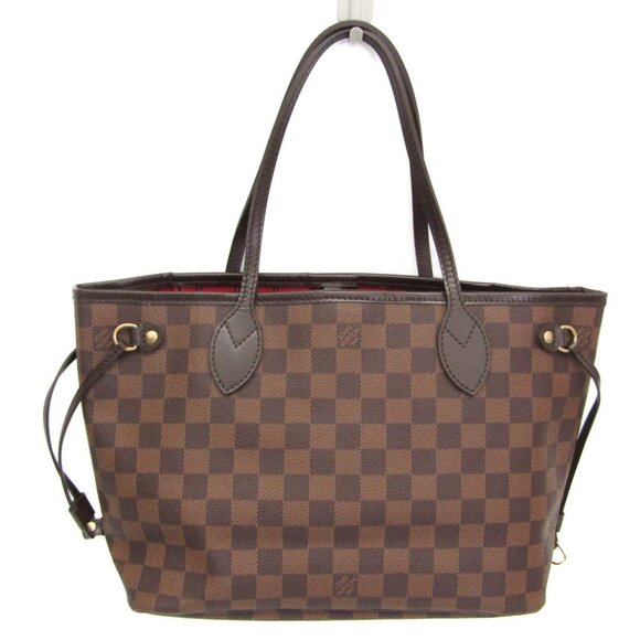 LOUIS VUITTON Brown Damier Neverfull PM Tote Bag - Picture 1 of 11